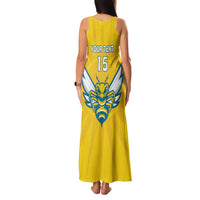 Custom Rwanda Football Family Matching Tank Maxi Dress and Hawaiian Shirt Go Amavubi - Wonder Print Shop