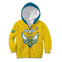 Custom Rwanda Football Kid Hoodie Go Amavubi - Wonder Print Shop