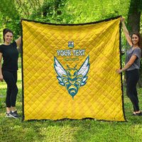 Custom Rwanda Football Quilt Go Amavubi - Wonder Print Shop