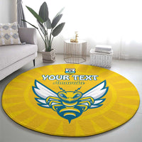 Custom Rwanda Football Round Carpet Go Amavubi - Wonder Print Shop