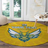 Custom Rwanda Football Round Carpet Go Amavubi - Wonder Print Shop