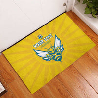 Custom Rwanda Football Rubber Doormat Go Amavubi - Wonder Print Shop
