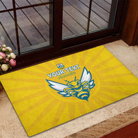 Custom Rwanda Football Rubber Doormat Go Amavubi - Wonder Print Shop