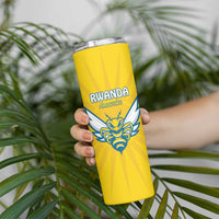 Custom Rwanda Football Skinny Tumbler Go Amavubi - Wonder Print Shop