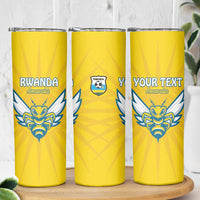 Custom Rwanda Football Skinny Tumbler Go Amavubi - Wonder Print Shop