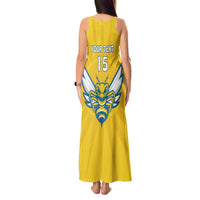 Custom Rwanda Football Tank Maxi Dress Go Amavubi - Wonder Print Shop
