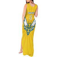 Custom Rwanda Football Tank Maxi Dress Go Amavubi - Wonder Print Shop