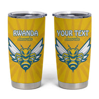 Custom Rwanda Football Tumbler Cup Go Amavubi - Wonder Print Shop