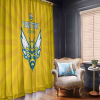 Custom Rwanda Football Window Curtain Go Amavubi - Wonder Print Shop