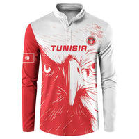 Custom Tunisia Football Button Sweatshirt Go Eagles of Carthage