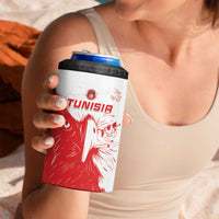 Custom Tunisia Football 4 in 1 Can Cooler Tumbler Go Eagles of Carthage