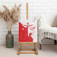 Custom Tunisia Football Canvas Wall Art Go Eagles of Carthage