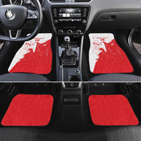 Custom Tunisia Football Car Mats Go Eagles of Carthage