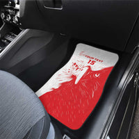 Custom Tunisia Football Car Mats Go Eagles of Carthage
