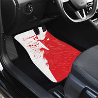 Custom Tunisia Football Car Mats Go Eagles of Carthage