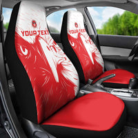 Custom Tunisia Football Car Seat Cover Go Eagles of Carthage