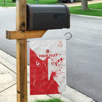 Custom Tunisia Football Garden Flag Go Eagles of Carthage - Wonder Print Shop