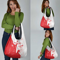 Custom Tunisia Football Grocery Bag Go Eagles of Carthage