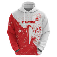 Custom Tunisia Football Hoodie Go Eagles of Carthage - Wonder Print Shop