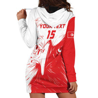 Custom Tunisia Football Hoodie Dress Go Eagles of Carthage - Wonder Print Shop