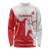 Custom Tunisia Football Long Sleeve Shirt Go Eagles of Carthage - Wonder Print Shop