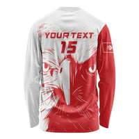 Custom Tunisia Football Long Sleeve Shirt Go Eagles of Carthage - Wonder Print Shop