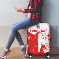Custom Tunisia Football Luggage Cover Go Eagles of Carthage - Wonder Print Shop