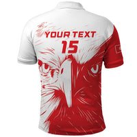 Custom Tunisia Football Polo Shirt Go Eagles of Carthage - Wonder Print Shop