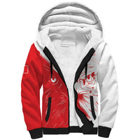 Custom Tunisia Football Sherpa Hoodie Go Eagles of Carthage - Wonder Print Shop