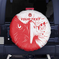 Custom Tunisia Football Spare Tire Cover Go Eagles of Carthage - Wonder Print Shop