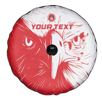 Custom Tunisia Football Spare Tire Cover Go Eagles of Carthage - Wonder Print Shop