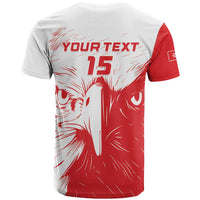 Custom Tunisia Football T Shirt Go Eagles of Carthage - Wonder Print Shop