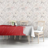 Custom Tunisia Football Tablecloth Go Eagles of Carthage - Wonder Print Shop