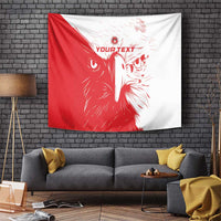 Custom Tunisia Football Tapestry Go Eagles of Carthage - Wonder Print Shop