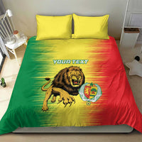Custom Senegal Football Bedding Set Go Lions of Teranga