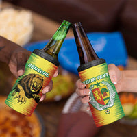 Custom Senegal Football 4 in 1 Can Cooler Tumbler Go Lions of Teranga