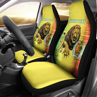 Custom Senegal Football Car Seat Cover Go Lions of Teranga