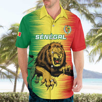 Custom Senegal Football Hawaiian Shirt Go Lions of Teranga - Wonder Print Shop
