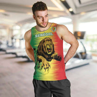 Custom Senegal Football Men Tank Top Go Lions of Teranga - Wonder Print Shop