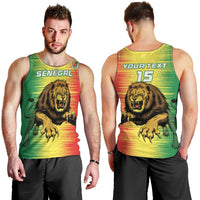 Custom Senegal Football Men Tank Top Go Lions of Teranga - Wonder Print Shop