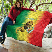 Custom Senegal Football Quilt Go Lions of Teranga - Wonder Print Shop
