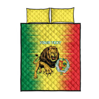 Custom Senegal Football Quilt Bed Set Go Lions of Teranga - Wonder Print Shop