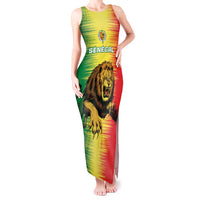 Custom Senegal Football Tank Maxi Dress Go Lions of Teranga - Wonder Print Shop