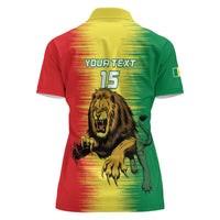 Custom Senegal Football Women Polo Shirt Go Lions of Teranga - Wonder Print Shop