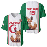 Custom Algeria Football Baseball Jersey Go Fennec Foxes