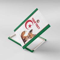 Custom Algeria Football Canvas Wall Art Go Fennec Foxes