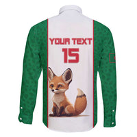 Custom Algeria Football Family Matching Off Shoulder Short Dress and Hawaiian Shirt Go Fennec Foxes - Wonder Print Shop