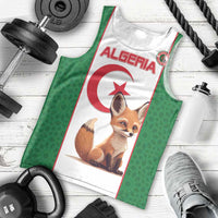 Custom Algeria Football Men Tank Top Go Fennec Foxes - Wonder Print Shop