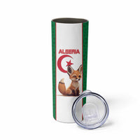 Custom Algeria Football Skinny Tumbler Go Fennec Foxes - Wonder Print Shop