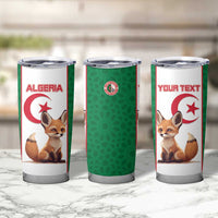 Custom Algeria Football Tumbler Cup Go Fennec Foxes - Wonder Print Shop